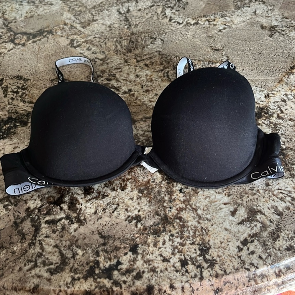 Calvin Klein black bra, size 36C, perfect condition.